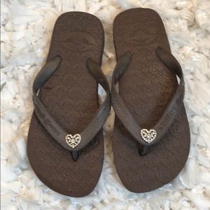 Juicy Couture flip flops